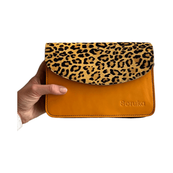 Soruka leo recycled leather bag