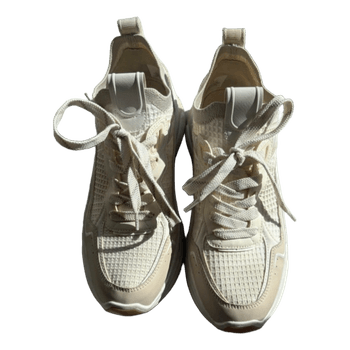 Beige chunky sneakers