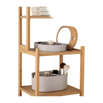 Bamboo corner shelf