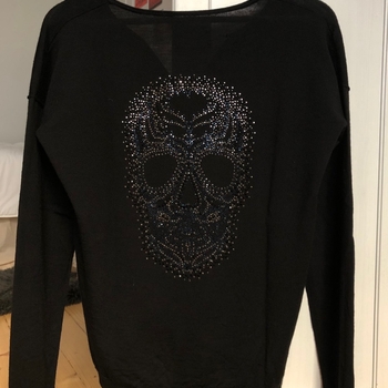 Zadig & Voltaire black skull sweater 
