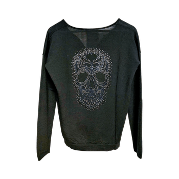 Zadig & Voltaire black skull sweater 
