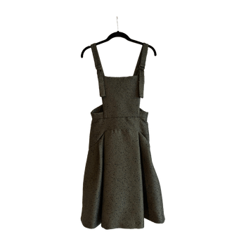 Green sparkly pinafore