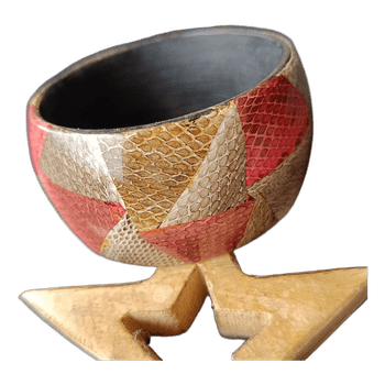 Patterned bangle bracelet