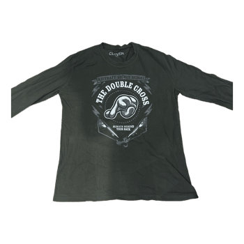 Green graphic long sleeve