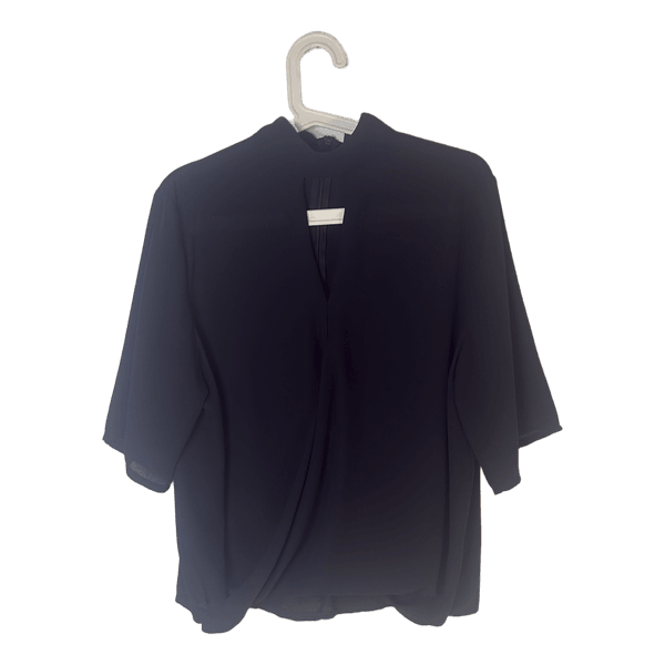 Sort boohoo bluse