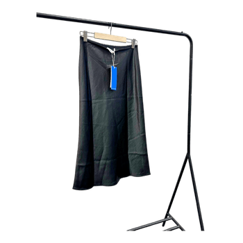 Black midi skirt