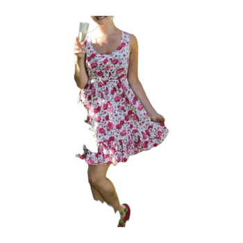 🇫🇮 Serious Sally floral summer dress 