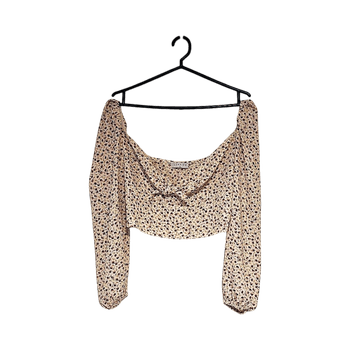 Kukkakuvioinen croptop