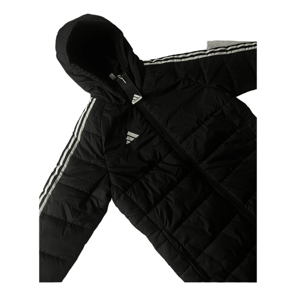 Black long padded jacket