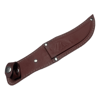 Brown leather knife sheath