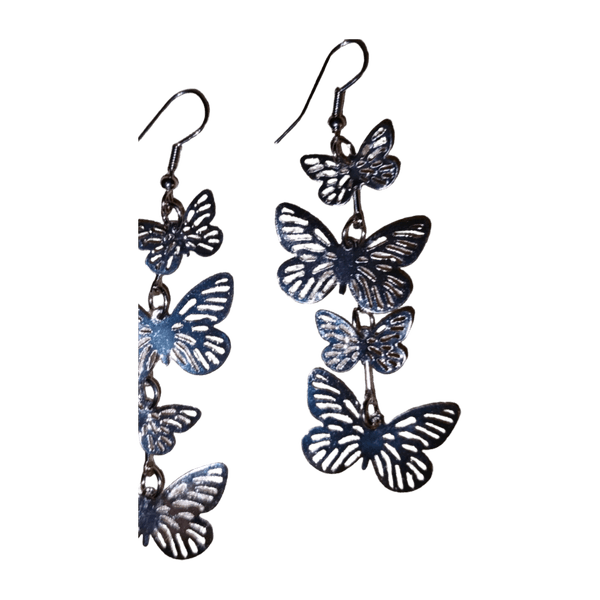 Butterfly earrings jewelry