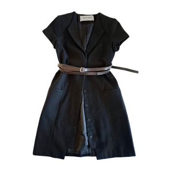 Valentino wool blazer mini dress with belt