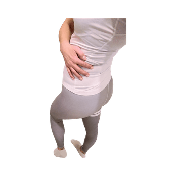 Harmaat treenileggingsit M