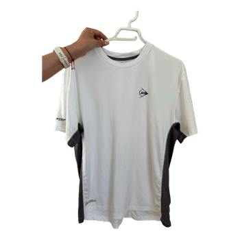 White Dunlop sports t-shirt