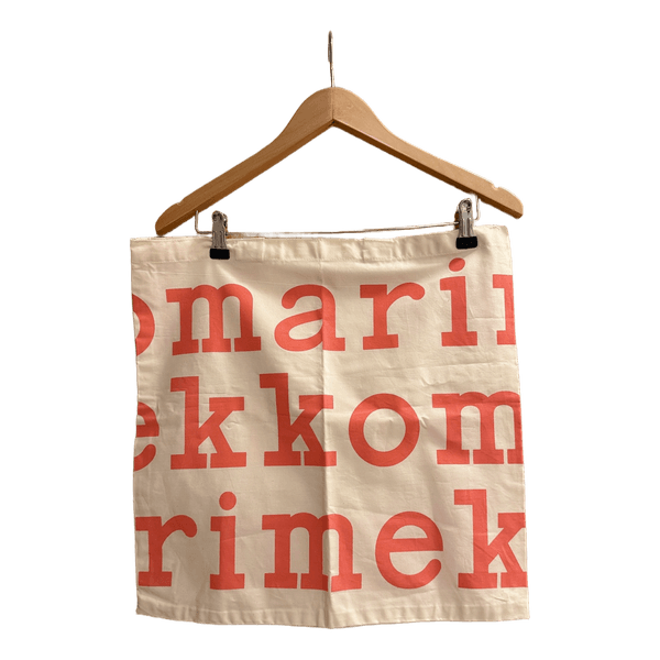 Uusi Marimekko Notko Logo kangaskassi / Cotton tote bag