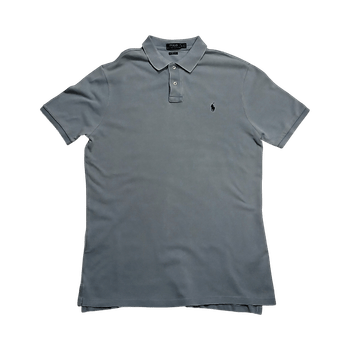 Vaaleansininen polo t-paita