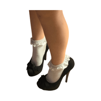 Black suede high heels 37