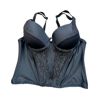 Black lace corset top