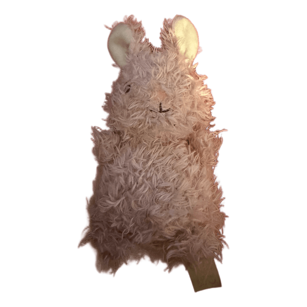 Pink bunny plush toy