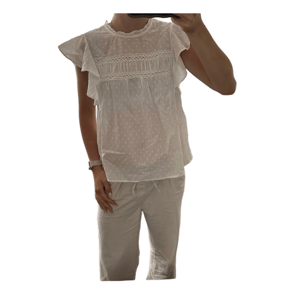 Vero Moda hvid blondetop