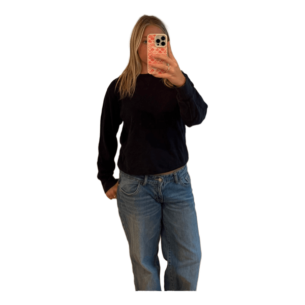 Uniqlo mørkeblå sweatshirt