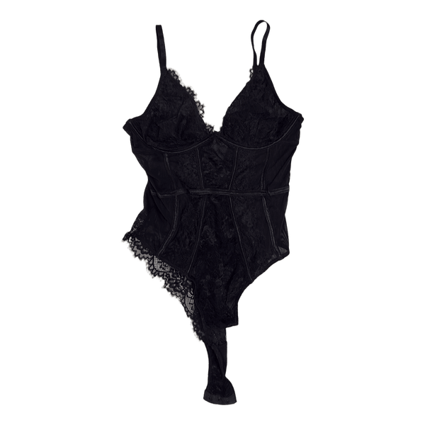 Black lace bodysuit