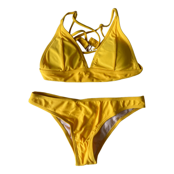 Yellow bikini set