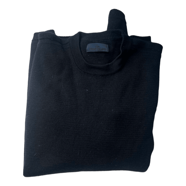 Sort Stone Island striktrøje