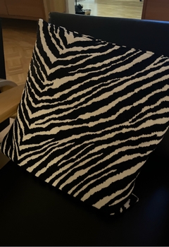 Multicolor zebra cushion cover