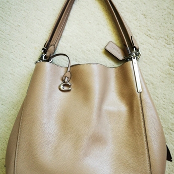 Coach spacious leather bag