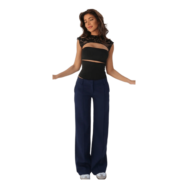 Venderby’s suit pants low waist