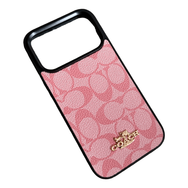 Coach pink phone case