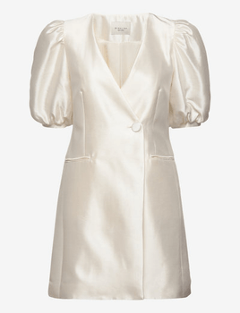 Silk blazer mini dress