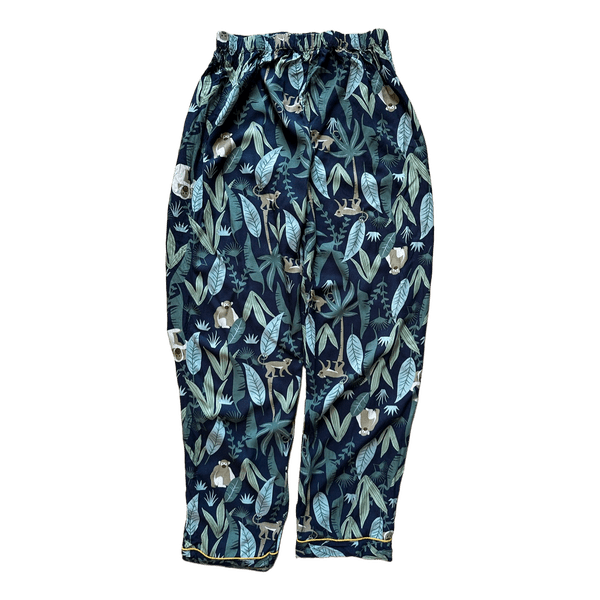 Printed monkey lounge pants