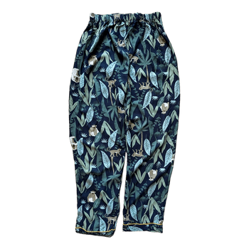 Printed monkey lounge pants
