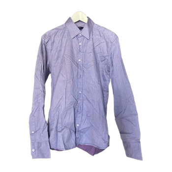 Purple/blue button-up shirt