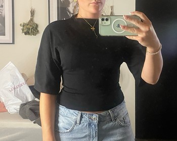Sort Gina Tricot top