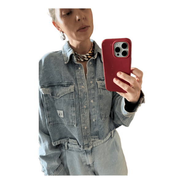 Calvin Klein cropped denim jacket
