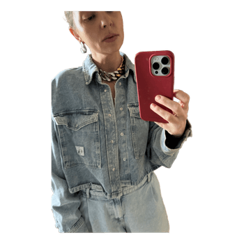 Calvin Klein cropped denim jacket