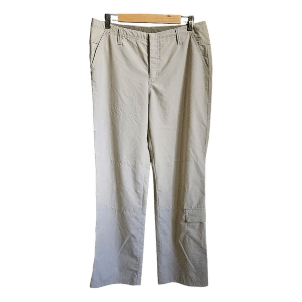 Columbia XCO Women Size 12 Regular Beige Cargo Hiking Outdoor Pants