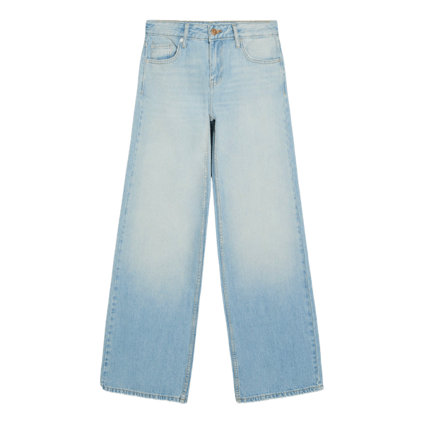 Lyseblå wide leg jeans