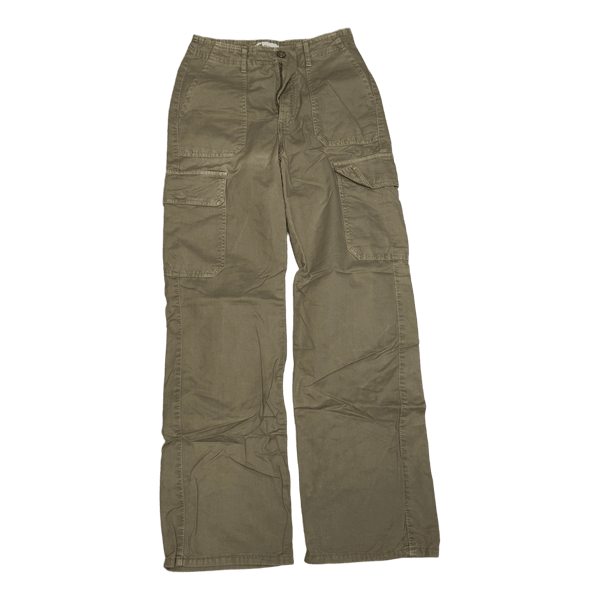 Khaki cargo trousers