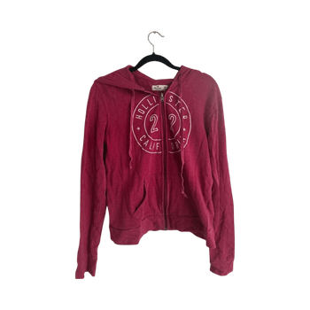 Pink zip hoodie