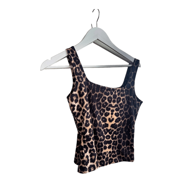 Leopard print tank top