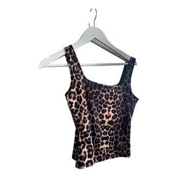 Leopard print tank top