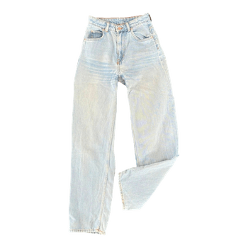 Light blue wide leg jeans