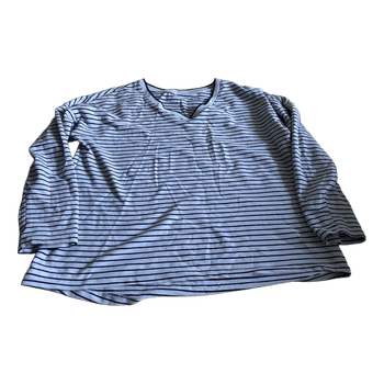 Striped long sleeve top