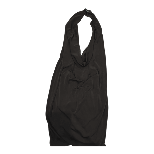Black halterneck dress
