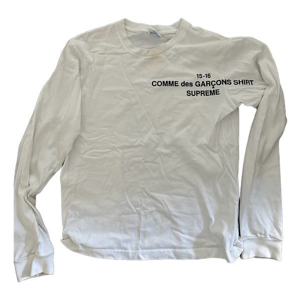 Supreme Comme des Garçons langærmet t-shirt