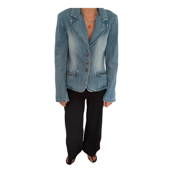 Denim blazer